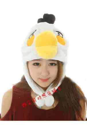 Angry Bird Hat  - White